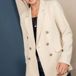 Blazer Jacket Women - Double Breasted Blazer Jacket