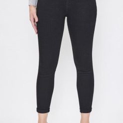 Hide Your Muffin Top Two Button Rolled Cuff Jean
