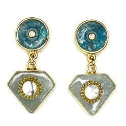 Mixed Gemstone Earring (3 color choices)